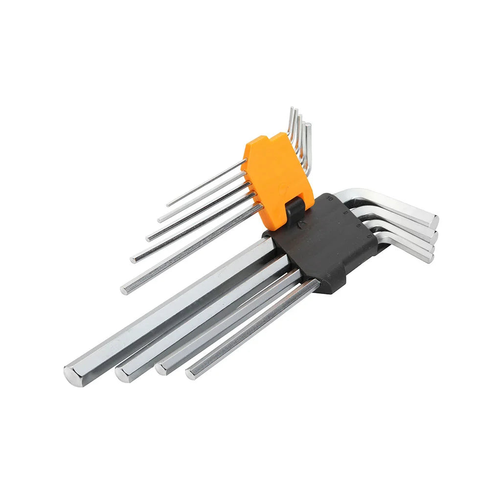 9PCS EXTRA-LONG ARM HEX KEY SET