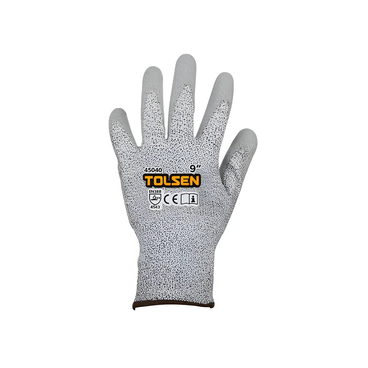 CUT RESISTANCE PROTECTIVE GLOVES ( LEVEL 5 )