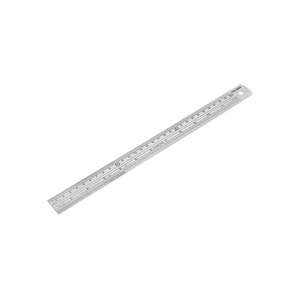 Steel Ruler Inches Only STAINLESS STEEL RULER(METRIC AND INCH) - Tolsen Tools – Tolsen Saudi Arabia