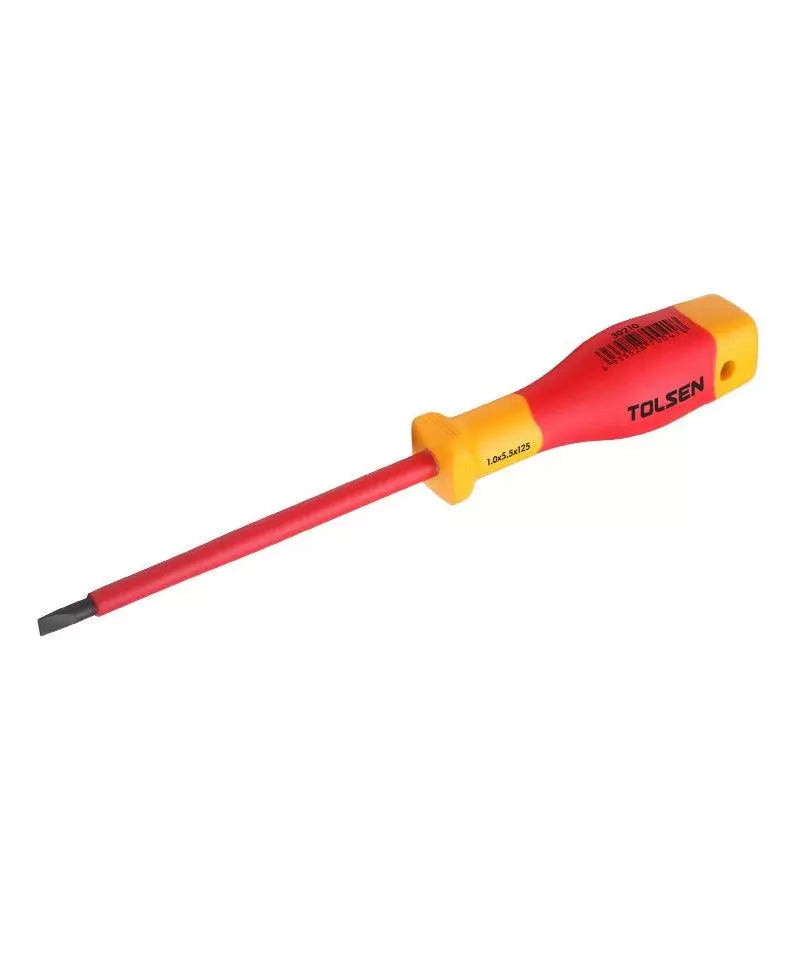 INSULATED SLOTTED SCREWDRIVER - TOLSEN TOOLS KSA